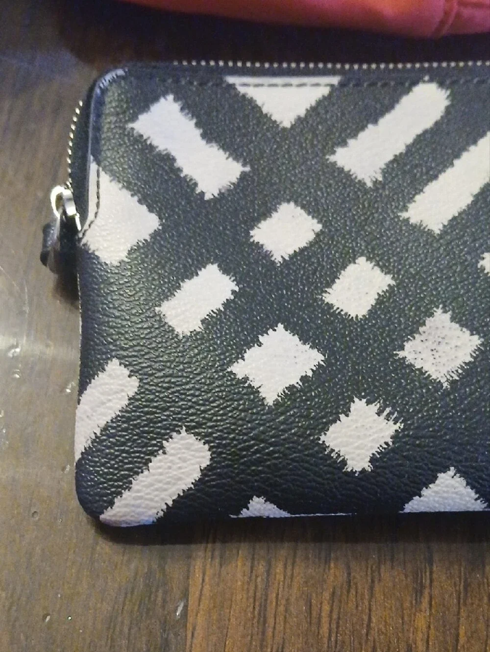 LoCoach Wild Plaid Wristlet New